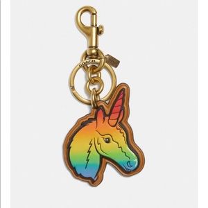 Coach Rainbow Unicorn Bag Charm